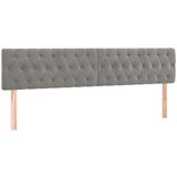  Box spring s madracem LED svjetlosivi 200x200 cm baršun | shoptok.hr