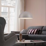 SCHÖNER WOHNEN 11728-39 - Luster na sajli ALI 1xE27/25W/230V prečnik 38 cm siva | Eponuda.com