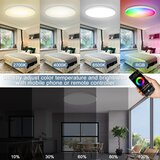EREGOU Pametna LED Stropna Svetilka 24 W RGB: WiFi, Alexa, Google Assistant | Shoptok.si