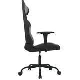  Masažni gaming stol črno in svetlo sivo blago, (21377137) | Shoptok.si
