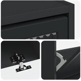  Ormar za cipele EDE 78 x 24 x 103 cm Konstruirano drvo Crna - Crna | shoptok.hr