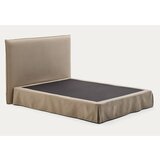 Kave Home Smeđe-sivi tapecirani bračni krevet 160x200 cm Jaira – | shoptok.hr