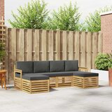  Setovi sofa 6 pcs Bijela i antracit 249 x 122,5 x 73 cm | shoptok.hr