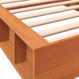 vidaXL Okvir kreveta voštano smeđi 75 x 190 cm od masivne borovine | shoptok.hr