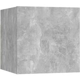 vidaXL Komplet TV omaric 9-delni betonsko siva iverna plošča | Shoptok.si