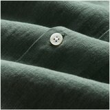 Portuguese Flannel Srajce s kratkimi rokavi Linen Camp Collar Shirt - Dry Green Zelena | Shoptok.si