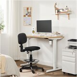 Songmics Dvižno električno podnožje Sit&Stand, belo | Shoptok.si