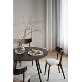 Rowico Temno rjava okrogla jedilna miza v hrastovem dekorju ø 115 cm Yumi – | Shoptok.si