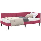 vidaXL Kotni okvir postelje z matrico Drugo 2 pcs Zelena Žamet, (5000123177) | Shoptok.si