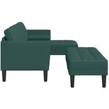  Set sofe s jastukom 2 pcs Tamnozelena Poliester | shoptok.hr