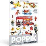 Poppik Edukativni poster s nalepnicama Mini otkrića: BOOO! Crna boja 3+ | Eponuda.com
