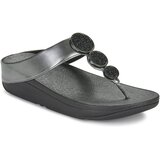Fitflop Japonke Halo Bead-Circle Metallic Toe- Črna | Shoptok.si
