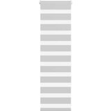 vidaXL Zebra senčilo svetlo sivo 40x100 cm tkanina širina 35,9 cm | Shoptok.si