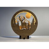  Li-Go 23592/DUB2 - LED prigušiva stona dekoracija LED/12W/230V 20x22 cm hrast | Eponuda.com