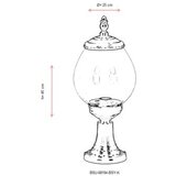 Opviq Vanjska zidna lampa BSU-68194-BSY-K, 45 cm, E27, IP65, Crna | Eponuda.ba