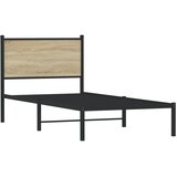 Metalni okvir kreveta bez madraca boja hrasta sonome 80x200 cm | shoptok.hr