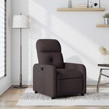  Naslonjač od tkanine tamnosmeđi | shoptok.hr