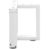  Noge za klub stolić T-oblika 2 kom Bijele 40x25x(30-31) cm Čelik | shoptok.hr