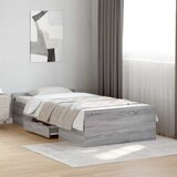  Okvir kreveta s pohranom s ladicama Siva Sonoma 80 x 200 cm | shoptok.hr