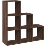 vidaXL Pregrada / regal za knjige 3 razina hrast 99x29x99 cm drveni | shoptok.hr