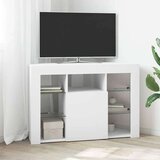  Kotna LED TV omarica Bela 100x40x68cm Konstruiran les, (5000092151) | Shoptok.si