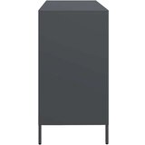 vidaXL Komoda antracit 135x39x73,5 cm hladno valjano jeklo | Shoptok.si