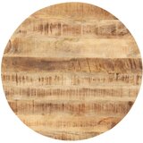 vidaXL Mizna plošča iz trdnega mangovega lesa okrogla 25-27 mm 70 cm Cene
