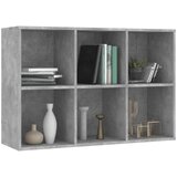 Ormarić za knjige / komoda siva boja betona 66x30x98 cm iverica | shoptok.hr