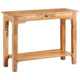  Konzolna mizica 100x40x76 cm iz trdnega akacijevega lesa, (20602501) | Shoptok.si