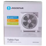 Aigostar Podni ventilator 35W/230V, prečnik 30 cm, bela/siva | Eponuda.com