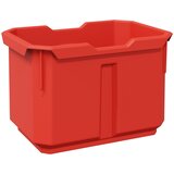  Stalak za kontejnere Crna i crvena 77,5 x 2 x 39 cm PP Slike