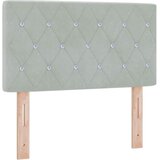  Krevet s opruga kutije Svijetlo siva 80 x 200 cm Baršun | shoptok.hr