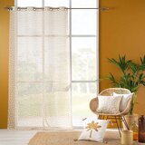 Douceur d intérieur Rumena/bela prosojna zavesa 140x240 cm Maddy – | Shoptok.si