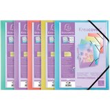  FASCIKL KLAPA S GUMICOM PP A4 KREACOVER EXACOMPTA 55279E PASTEL SORTIRANO | Shoptok.si