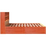 vidaXL Okvir kreveta bez madraca voštano smeđi 200x200 cm od borovine | shoptok.hr
