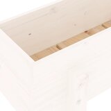  Vrtna sadilica bijela 62 x 30 x 38 cm od masivne borovine | Eponuda.ba
