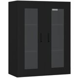 vidaXL viseča stenska omarica črna 69,5x34x90 cm, (20654716) Cene