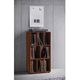 MID.YOU regal za gramofonske plošče schaltino, barva oreha | Shoptok.si