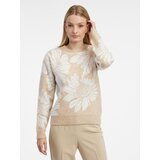 Orsay Women's White-Beige Floral Sweater - Women Cijene