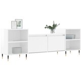 TV ormarić sjajni bijeli 160x35x55 cm od konstruiranog drva | shoptok.hr