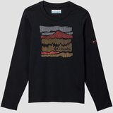 Columbia Dobson Pass Kids Longsleeve T-Shirt black / hillscape Cene