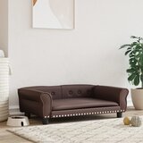 vidaXL Pasja postelja rjava 95x55x30 cm umetno usnje Cene