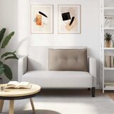  Jastuk za leđa Sivo-smeđa 80 x 50 cm Mikrofiber tkanina | shoptok.hr