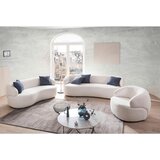 Livetastic FOTELJ, bela tekstil | Shoptok.si
