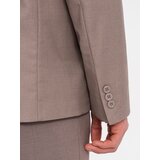Ombre Men's classic blazer with pillowcase pocket - beige | Shoptok.si