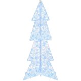 vidaXL Božično drevo med 100 LED Hladno belo 120 cm Akril | Shoptok.si