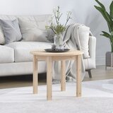  Stolić za kavu Ø 55 x 45 cm od masivne borovine | shoptok.hr