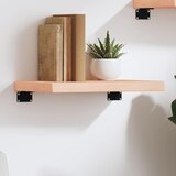  Zidna polica 40x30x(2-4) cm neobrađena masivna hrastovina | shoptok.hr
