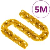  Božićna girlanda s LED svjetlima 5 m zlatna | shoptok.hr