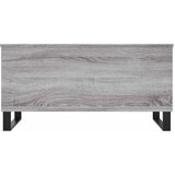  Stolić za kavu siva boja hrasta 90x44,5x45 cm konstruirano drvo | Shoptok.si